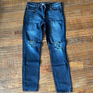 American Eagle Outfitters Dark Blue Skinny Jeans